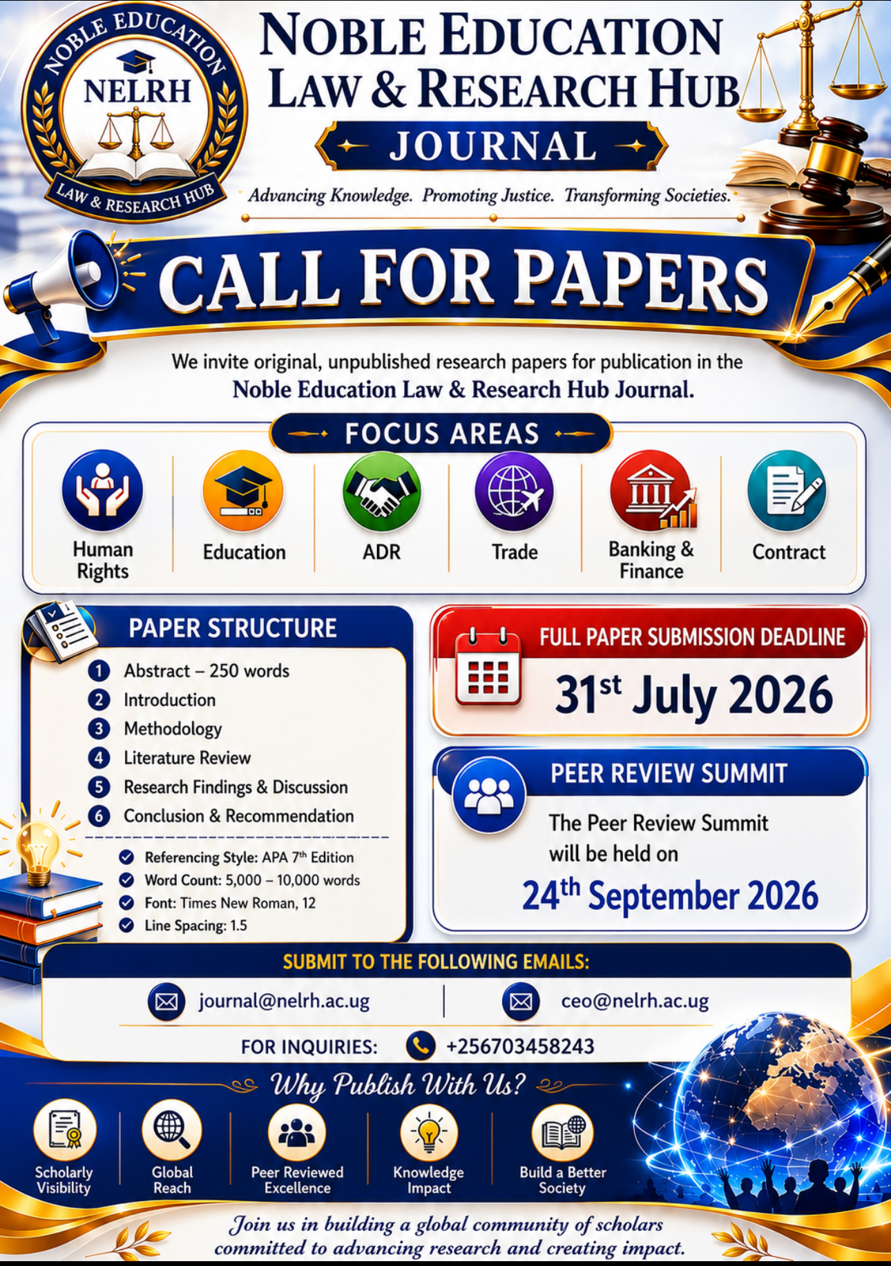 Submission of research papers 