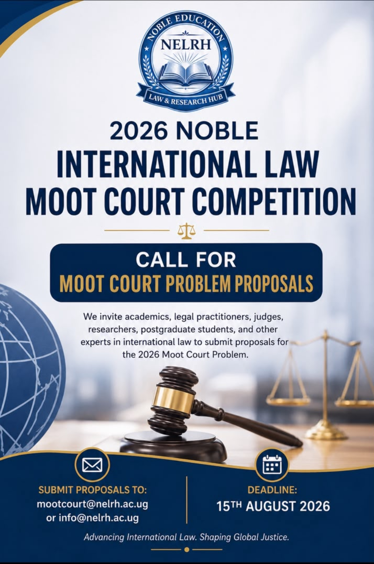 2026 Noble Law International Law Moot Court Competition