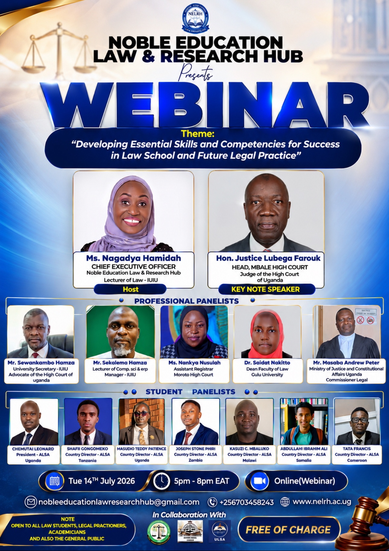 Developing skills and Competences for success in law school and future legal practice 